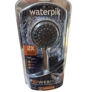 NEW Waterpik Showerhead 2X Massage Force